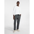 thumbnail image 2 of George Men's and Big Men's Slub Pocket Crewneck Tee with Long Sleeves, Size XS-3XL, 2 of 5