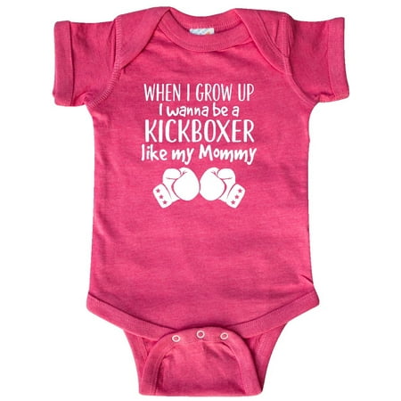 Kickboxing Future Kickboxer Like Mommy Infant Creeper