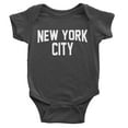thumbnail image 4 of New York City Baby Bodysuit Screen Printed Soft Cotton Snapsuit, 4 of 10