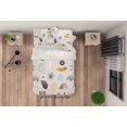thumbnail image 2 of 3D Geometry Graphical Quilt Cover Set Bedding Set Pillowcasesn 92, 2 of 2