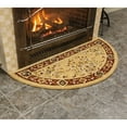 thumbnail image 5 of Achla Designs Minuteman International Oriental Half Round Hearth Rug, 56 Inch Long, Beige - 2' x 6' Runner, 5 of 5