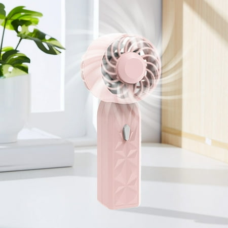 

Surpdew Handheld Turbo Fan Usb Rechargeable Silent Student Dormitory Office Portable Wind Turbine Fan Pink Free Size