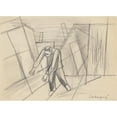 thumbnail image 3 of Karl Wiener 14x11 Black Modern Framed Museum Art Print Titled - Discourse (Around 1930), 3 of 5