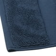thumbnail image 2 of Organic Cotton Feather Touch Quick Dry 650 GSM Bath Mat, Insignia Blue 20"X33", 2 of 7