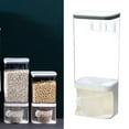 thumbnail image 4 of yuksok Bucket Dry Food Dispenser Box Organizer Kitchen Countertop Wall Mounted 1500ML, 4 of 7