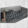 thumbnail image 6 of Birds Soft Flannel Fleece Throw Blanket, Portrayal Illustration of Watercolored Flying Cranes Among Pinky Magnolia Flowers, Cozy Plush for Indoor and Outdoor Use, 60" x 80", Multicolor, by Ambesonne, 6 of 6