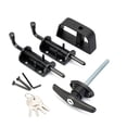 thumbnail image 1 of Langgg Shed Door Latch T-Handle Lock 4 Keys And Spring Loaded Barrels Bolts Latch Pin Shed Door Short, 1 of 6