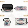 thumbnail image 5 of Hair Tool Organizer Bag with Heat Resistant Mat Removable Travel Storage Case for Hot Air Brushes Curling Irons Highland Cow with Wildflowers, 5 of 8