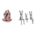 thumbnail image 1 of Letrero de mesa,Decoración de escritorio acrílica Rincón festivo Decoración del hogar,Decoración de fiesta Adorno de escritorio Chimenea,Escultura de figura,Estatua sentada Figura, 1 of 8