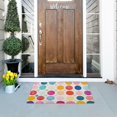 thumbnail image 5 of Yayeee Doormat for Indoor Entrance 32" x 20" Non Slippery Floor Rug, Colorful Circles, 5 of 8