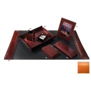 Angle View: Raika RO 197 ORANGE 5in. x 7in. Flip Memo Pad - Orange