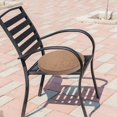 thumbnail image 4 of WITYUKE Round Outdoor Patio Chair Cushion, Garden Furniture Pad, Waterproof Seat Cover, 35x5cm Linen Fabric Light Density Foam, for Patio Garden Sofa Chair, Comfortable Cushion, 4 of 4