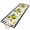 White, variant on 3'x5' Rug for Living Room Bedroom, Yellow Lemon Washable Area Rugs Non-Slip Carpet Mats, Summer Botanical Black White Checkered Indoor Low Pile Area Rug Runner for Kitchen, Mudroom