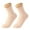 Skin Color, variant on Sunjoy Tech 1 Pair Winter Floor Socks Non-slip Rough Sole Thicken Padded Washable Keep Warm Low Tube Contrast Color Women Socks Home Wear Socks
