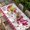 Deep Red, variant on Happy Valentine's Day Table Cloths for 3 Foot Rectangle Tables, Beige Love Hearts Romantic Patio Waterproof Elastic Fitted Tablecloths, Washable Rectangular Table Cover for Camping