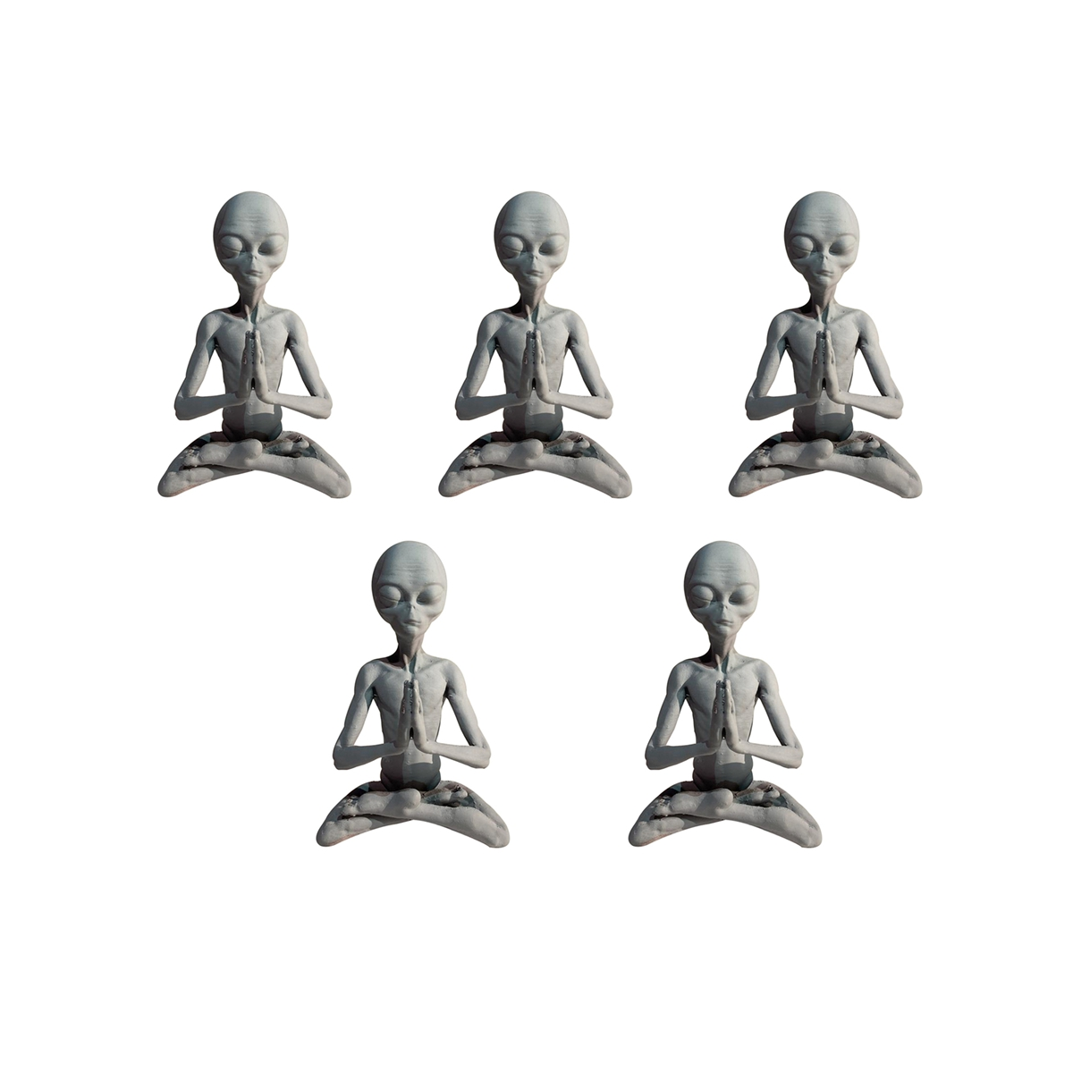 5X Statue Mini Resin Ornament Garden Home Office Yard Art Decor for Indoor Outdoor