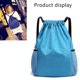 thumbnail image 3 of Mochila con cordón Bolsa de gimnasio Sackpack String Sack Pack Bolsas Negro, 3 of 4