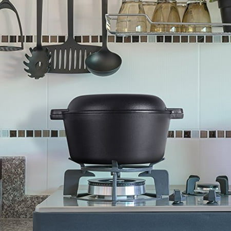 Westinghouse WFL508 Select Series Seasoned Cast Iron 5 Quart Dutch Oven