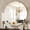 White, variant on Round Mirror 19.6 Gold Wall Mounted Circle Mirrors Vanity Mirror with Brushed Aluminum Alloy Frame Modern Decoration for Bathroom, Living Room, Vanity, Bedroom, Entryway