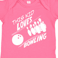 thumbnail image 4 of Inktastic This Kid Loves Bowling Boys or Girls Baby Bodysuit, 4 of 5