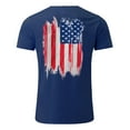 thumbnail image 4 of Mens Graphic Tees Casual Tshirt 3D 4 Of July Flag Pattern Vintage T Shirts Shirt, 4 of 5
