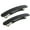 Black, variant on 2Pcs Fashion Women Acetate Hair Clip Barrette Hairpin Jewelry Accessory - Black, 8.5cm
