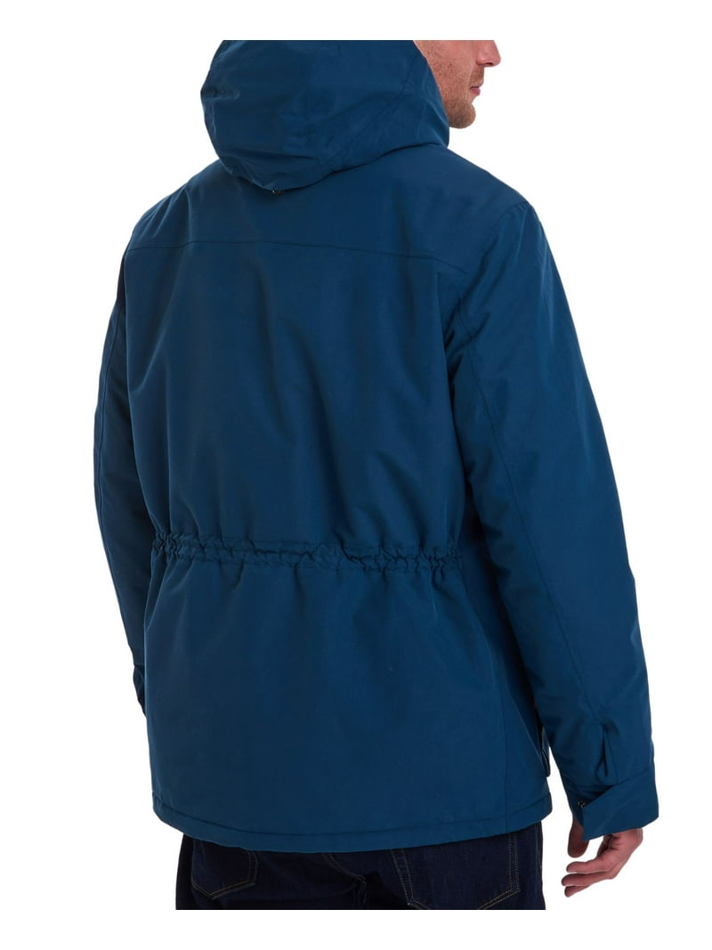 Barbour Men's Aurore Hooded Waterproof Jacket (Dark Blue, L