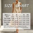 thumbnail image 2 of Morrtic Women's 2 Piece Outfit – Stand Collar Sleeveless Button Down Top & Shorts with Pockets Solid Color Daily Summer Black，S, 2 of 2