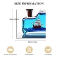 thumbnail image 2 of FANNA Unsinkable Ship Art Craft Kit, Blue Decoration in a Bottle for Desk Display, Gift 16x16 in, 2 of 5