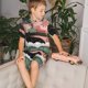 thumbnail image 4 of Fotbe Black Cat Pink Bathroom Pijama Estampada de 2 Piezas para Niños – Ropa de Dormir de Manga Corta Cómoda para Niños y Niñas, Camiseta y Shorts de Algodón-XX-Large, 4 of 6
