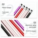 thumbnail image 2 of Stylus Pen para pantallas táctiles 2 en 1 Puntas de goma Stylus capacitivo (Rojo), 2 of 6