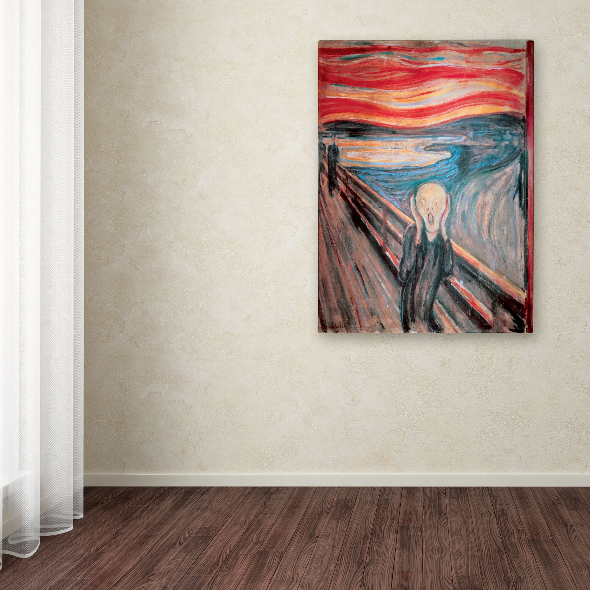 Trademark Fine Art 'The Scream' Canvas Art by Edvard Munch