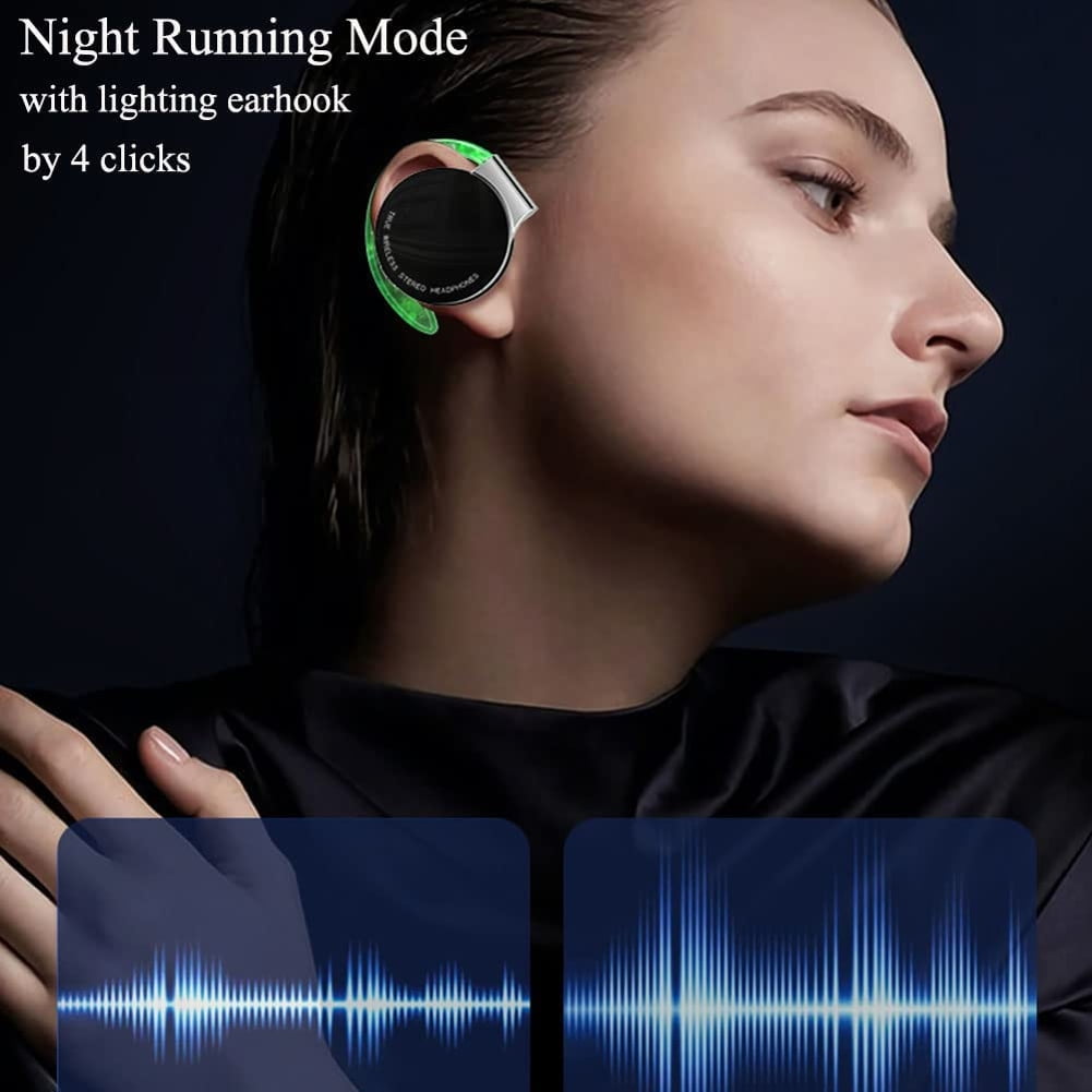 Ear-hook Wireless Earphones for Google Pixel 8a/6a/6 Pro - Over the Ear Headphones True Wireless Stereo Charging Case Hands-free Mic