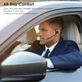 thumbnail image 4 of DECHOYECH Open Ear Headphones with Mic,  AI Noise Cancelling Multipoint Connect Bluetooth 5.3 Headset, Sweatproof Wireless Headset for Work, Driving, Running, Workouts, 4 of 7