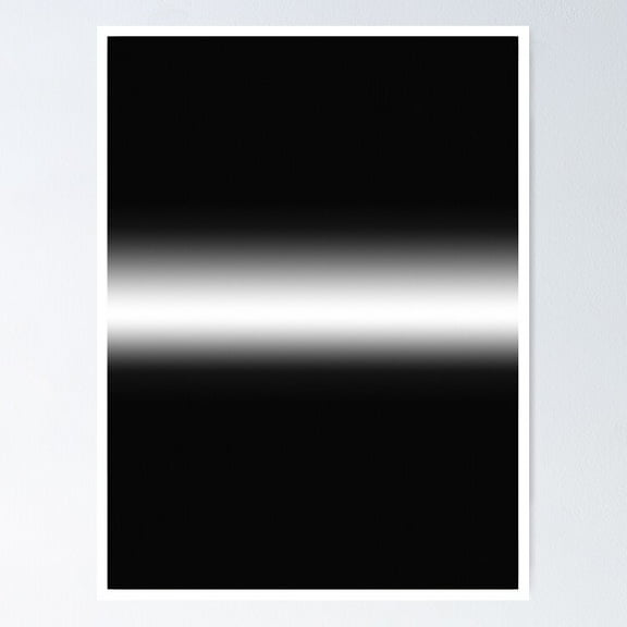 POSTER Black Rothko Inspired POSTER UNFRAMED, 8x12