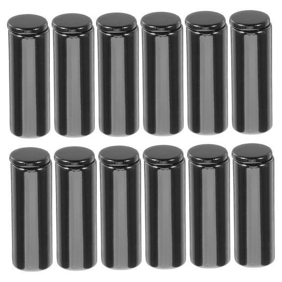 12 x drawstrings cord locks-Gun-Black