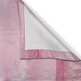thumbnail image 3 of Ambesonne Pink Kitchen Curtains, Sunrise Birds Horizon Art, 55"x45", Pink White, 3 of 3