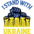 thumbnail image 3 of CafePress - I Stand With Ukraine Pajamas - Women's Short Sleeve Print T-Shirt and Pants Dark Cotton Pajama Set, 3 of 7