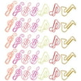 thumbnail image 3 of 60pcs Music Note Clips Metal Paper Clip Student Marking Clip Paper Clips Musical Notes Style Type, 3 of 9
