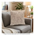 thumbnail image 4 of Cojín Home Trends Cuadrado Decorativo con Textura Beige, 4 of 4