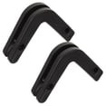 thumbnail image 3 of OULII 2Pcs Black Barbell Storage Rack Wall Mounted PP Material Fitness Equipment Holder, 3 of 5