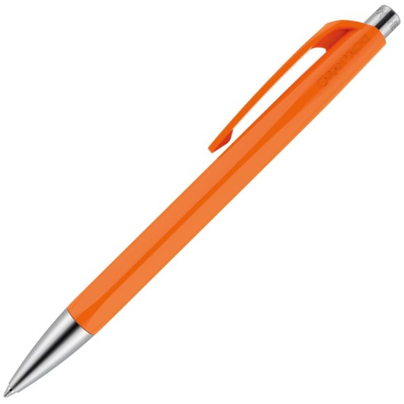 Bolígrafo Caran d'Ache Orange SwissRide tinta azul