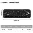 thumbnail image 4 of Yuyamidu Black Marble Print Refrigerator Door Handle Cover 4pcs Fridge Handle Decorative Cover Wear Resistant Kitchen Appliance Handle Covers for Dishwasher Microwave Oven, 4 of 7