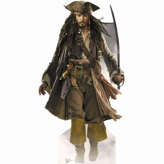 Capt Jack Sparrow Life-Size Cardboard Stand-Up