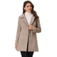 thumbnail image 1 of Abrigo Largo De Invierno Con Cuello Peter Pan Y Doble Botonadura Para Mujer Beige Obscuro S, 1 of 6