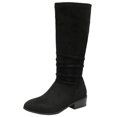 thumbnail image 3 of Taqqpue Women's Knee High Boots Plus Size Round Toe Mid Heel Height Increasing Soft Sole Comfortable Long Boots for Women Size 5.5-11 Fashion Dress Shoes Fall Winter Riding Footwear, 3 of 10