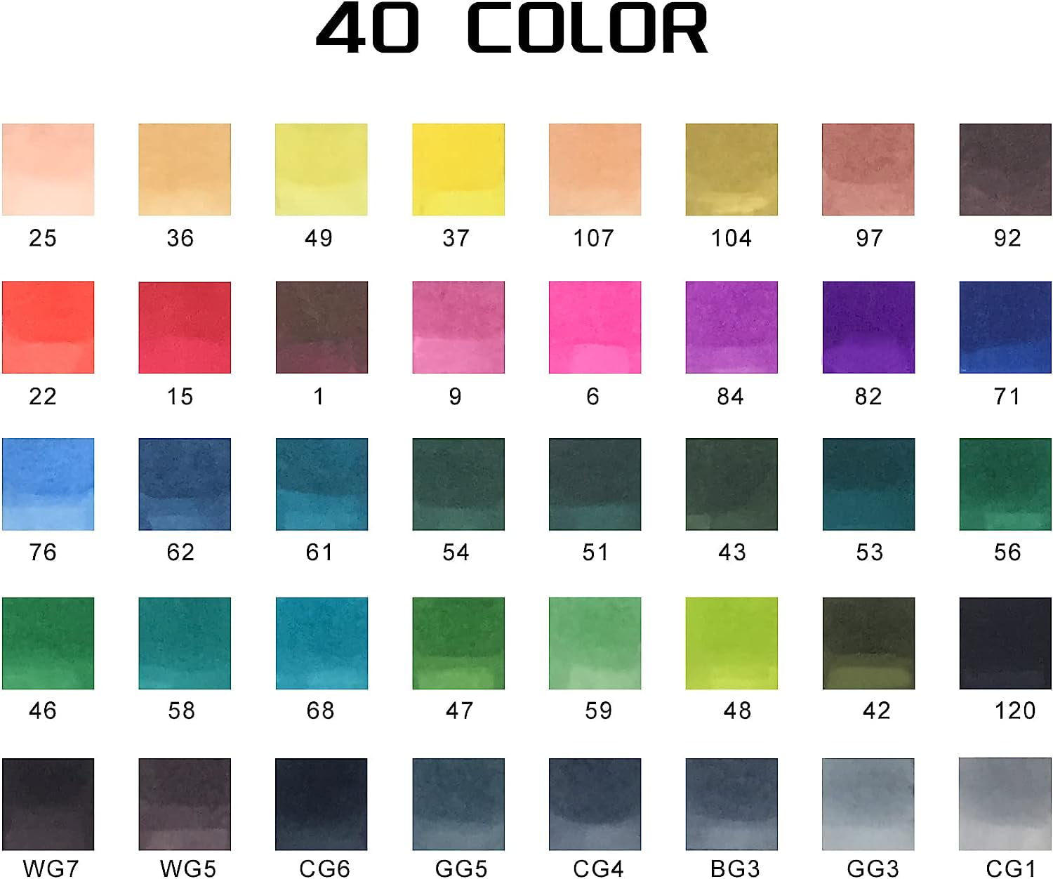 Art Color Makers Set / 40 Items 