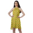 thumbnail image 1 of Moomaya Tunique Grande Taille Col Licou Sans Manches en Rayonne Robe T-Shirt Mini, 1 of 4