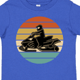 thumbnail image 4 of Inktastic Snowmobile Retro Sunset Boys or Girls Toddler T-Shirt, 4 of 5