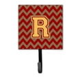 thumbnail image 1 of Carolines Treasures CJ1048-RSH4 Letter R Chevron Garnet & Gold Leash or Key Holder, 1 of 1